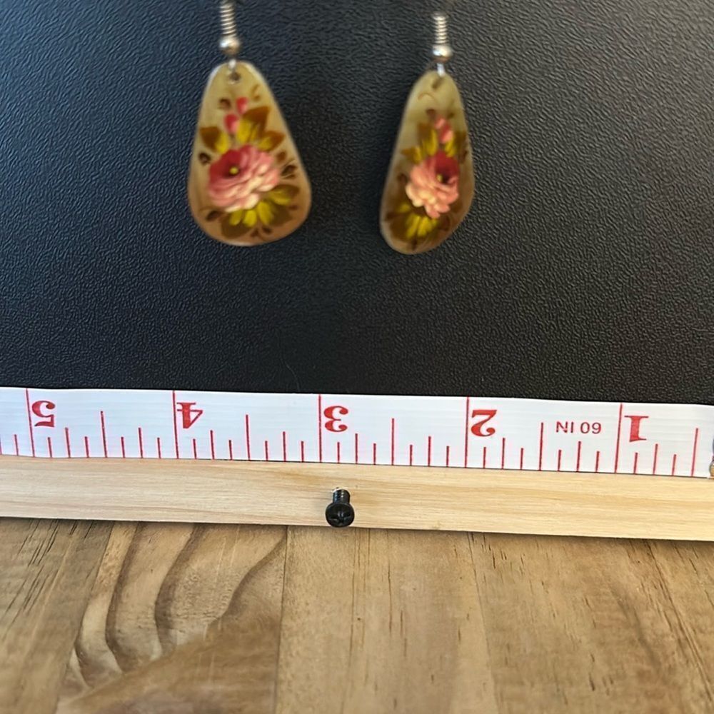 Floral Teardrop Earrings